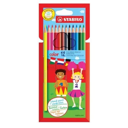 Stabilo Color 12 Renk Kuru Boya
