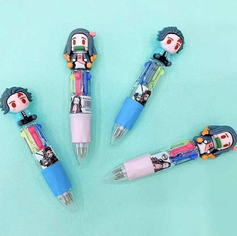 Anime Minik Çok Renkli Tükenmez Kalem