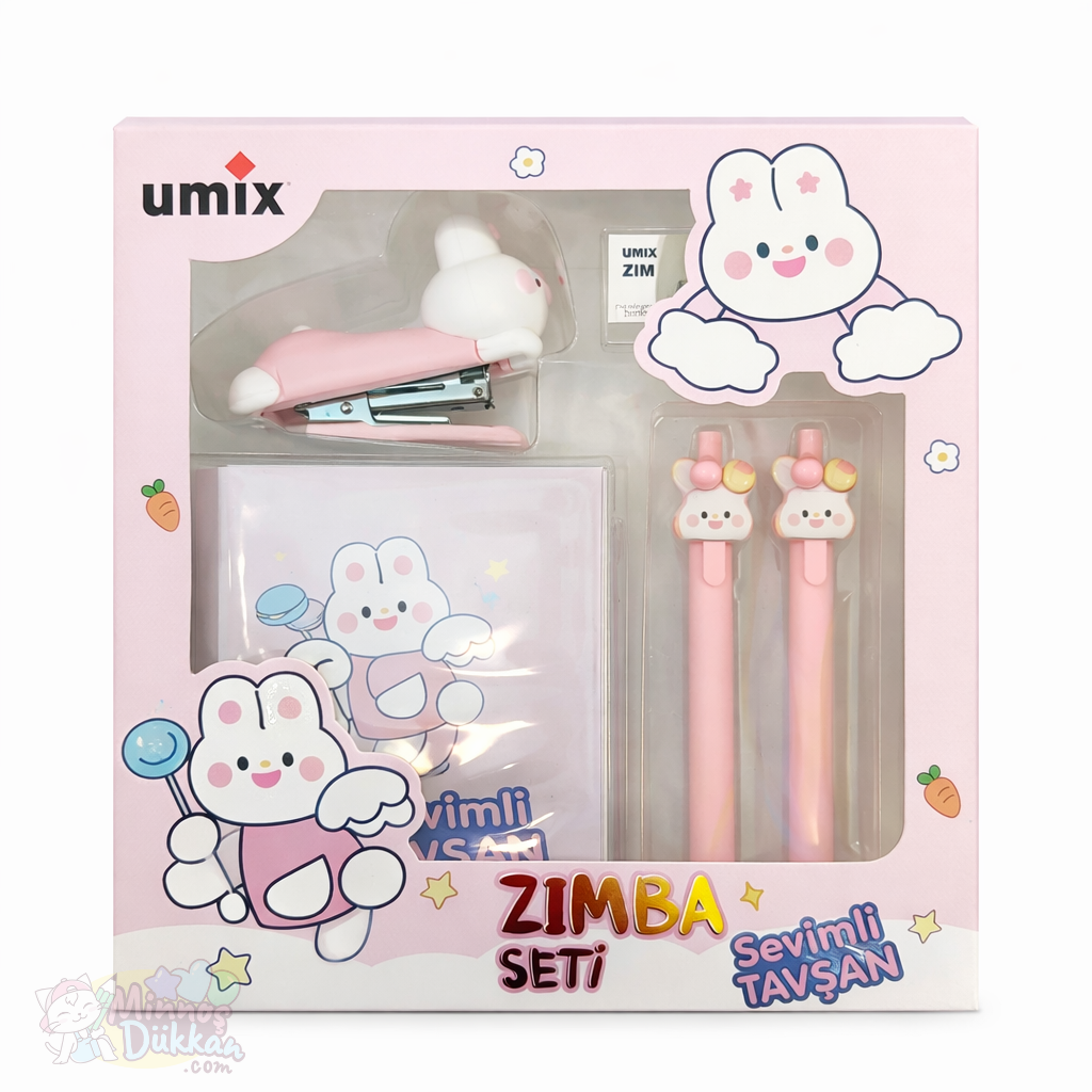 Umix Sevimli Tavşan Zımba Seti
