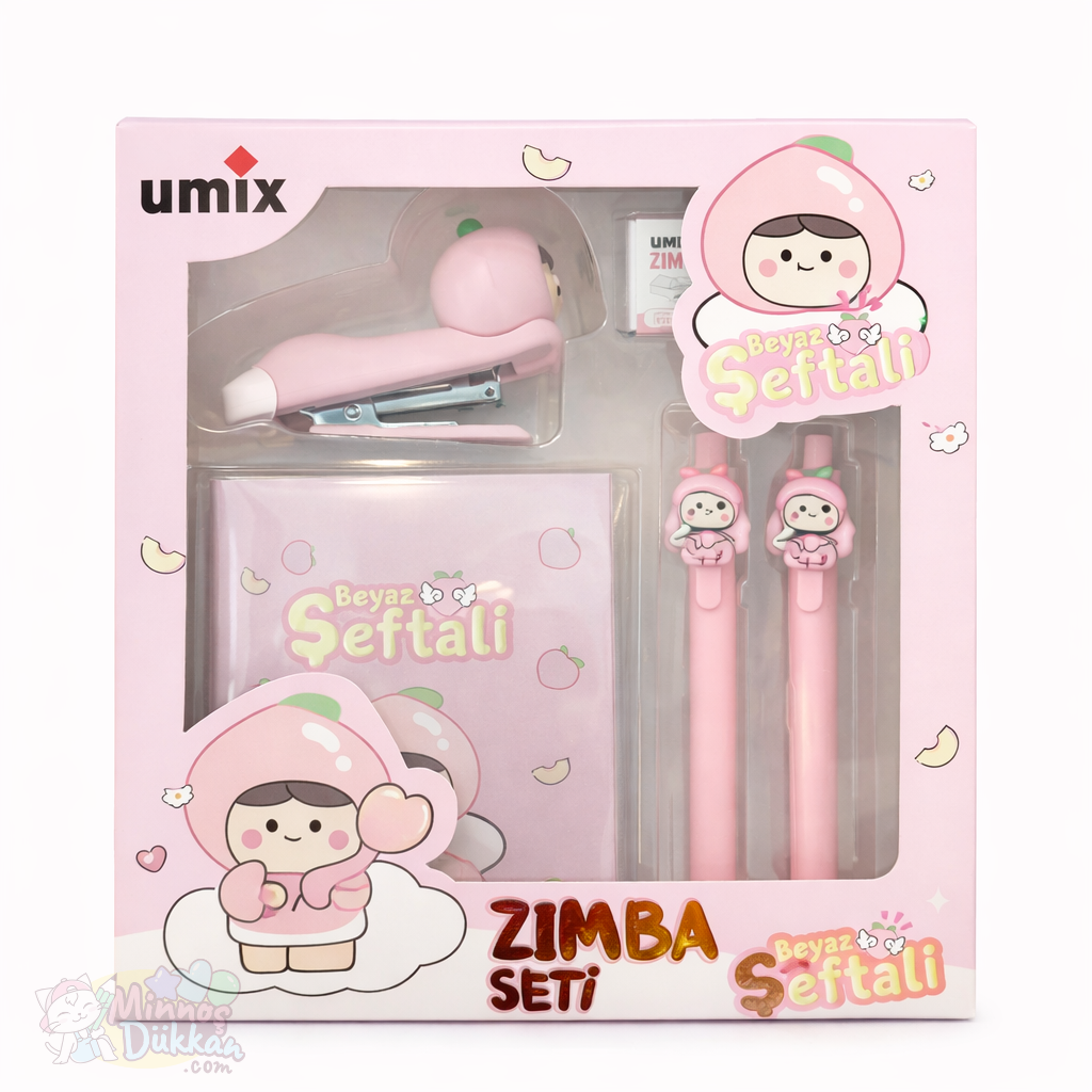 Umix Beyaz Şeftali Zımba Seti