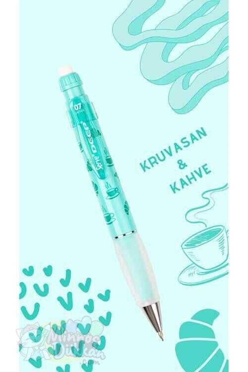 Serve Deep  Versatıl Kalem 0.7mm Kruvasan ve Kahve - Nane Yeşili