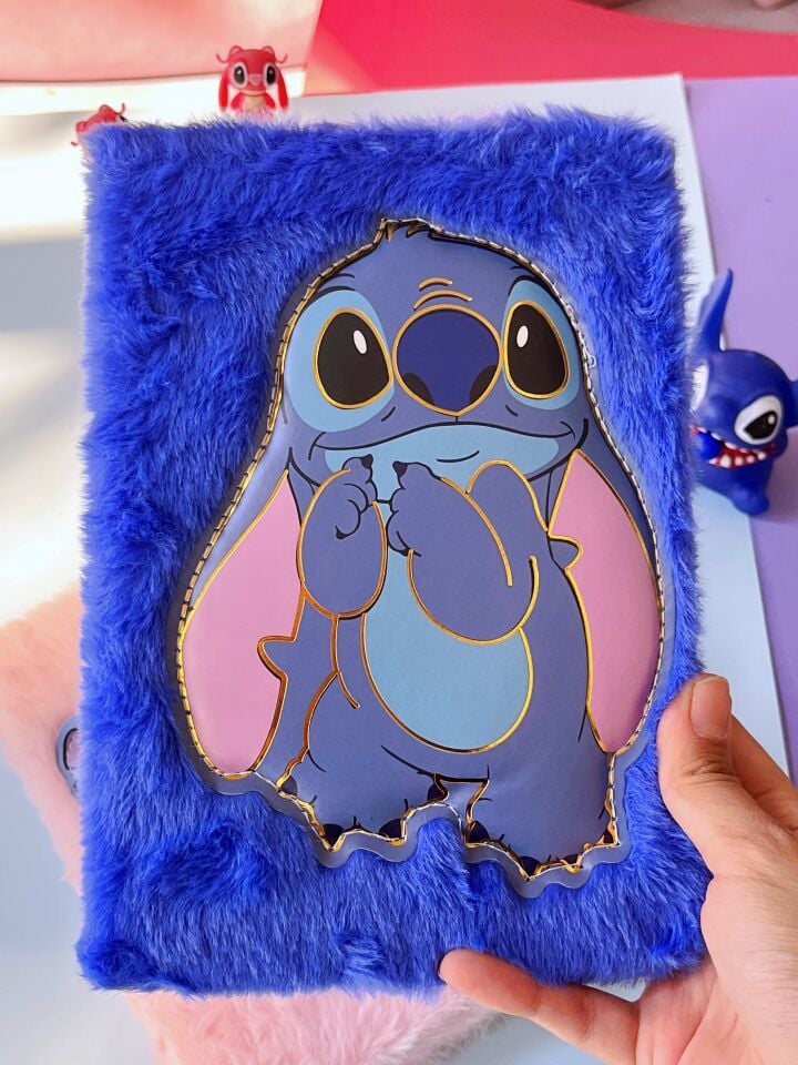 Stitch A5 Peluş Defter