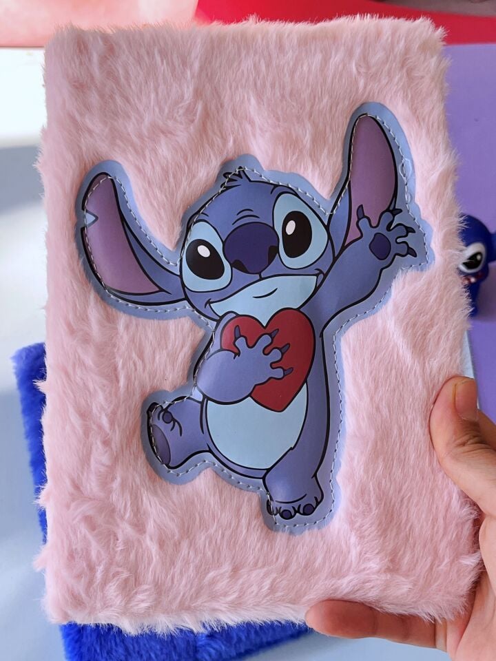 Stitch A5 Peluş Defter