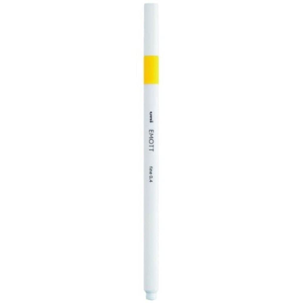 Uni Emott 0.4 Akrilik Uçlu Fineliner - Sarı