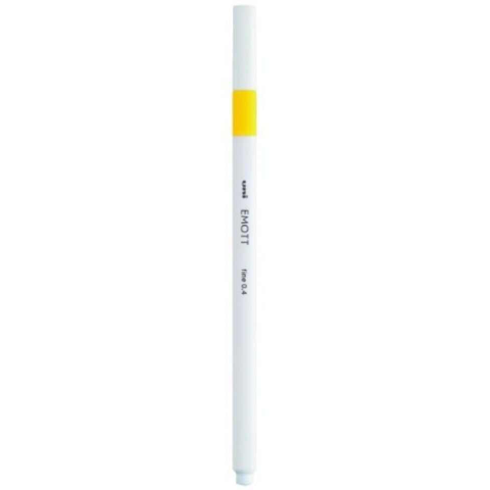 Uni Emott 0.4 Akrilik Uçlu Fineliner - Sarı