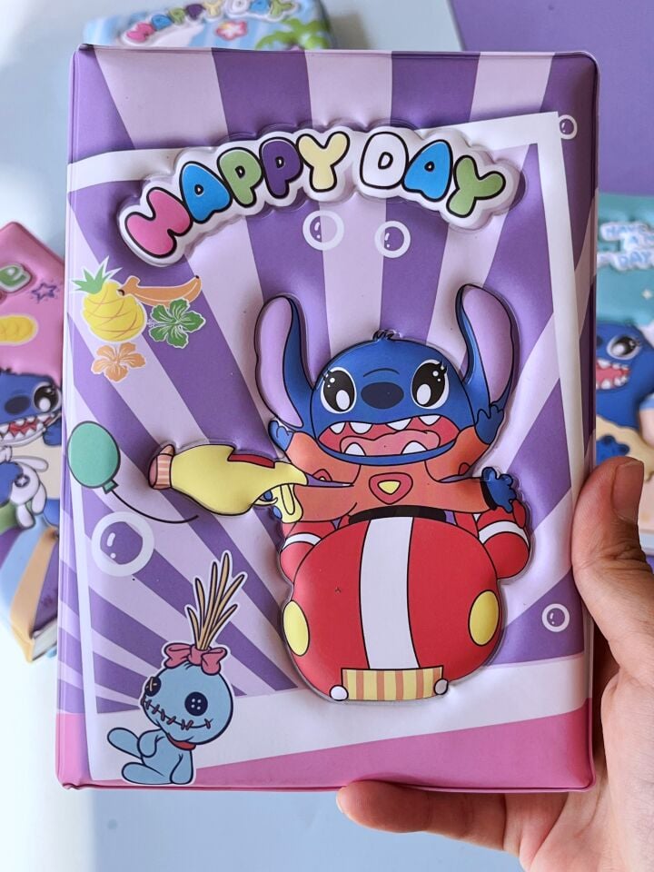 Capy/Stitch Yumuşak Kapak Defter