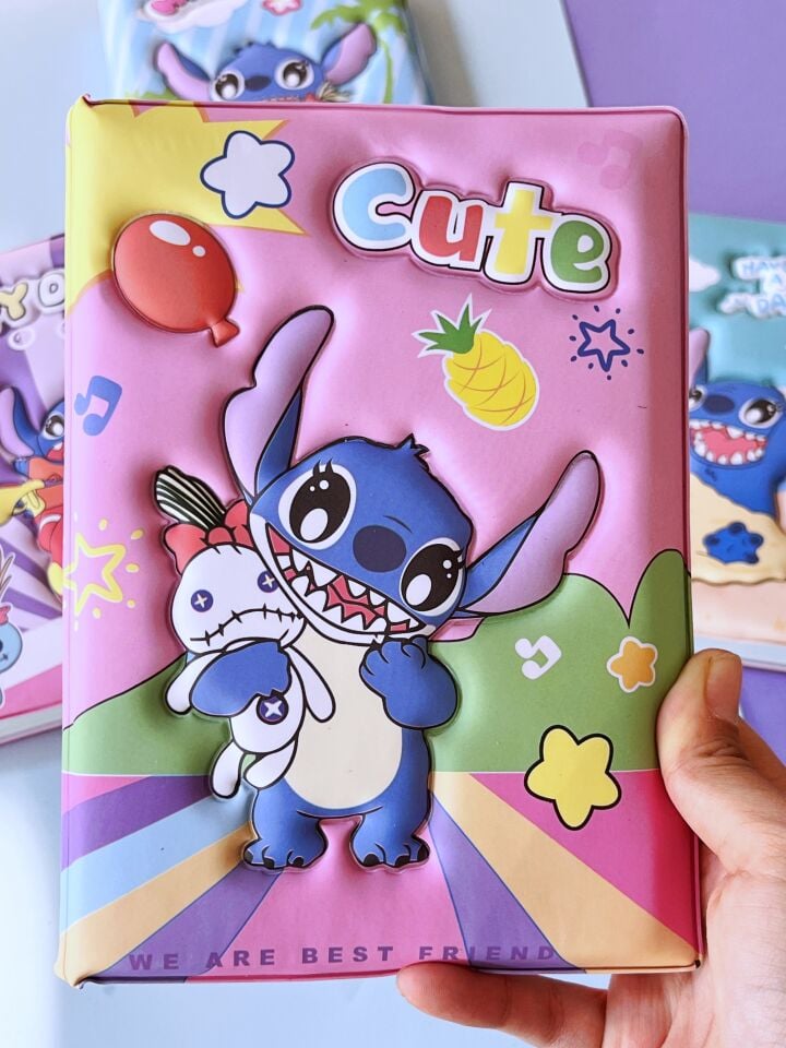 Capy/Stitch Yumuşak Kapak Defter