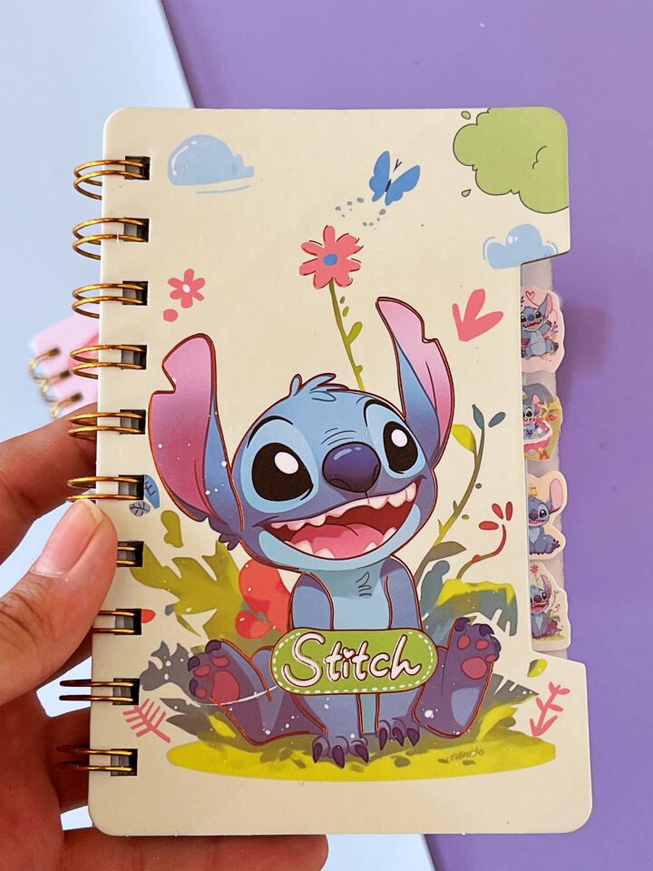 Stitch Ayraçlı Not Defteri