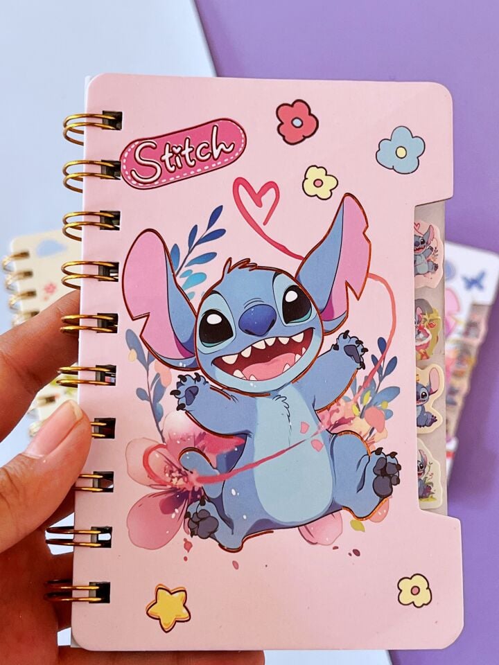 Stitch Ayraçlı Not Defteri