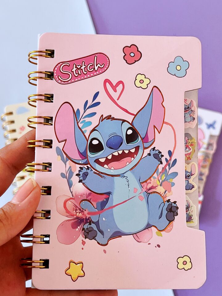 Stitch Ayraçlı Not Defteri