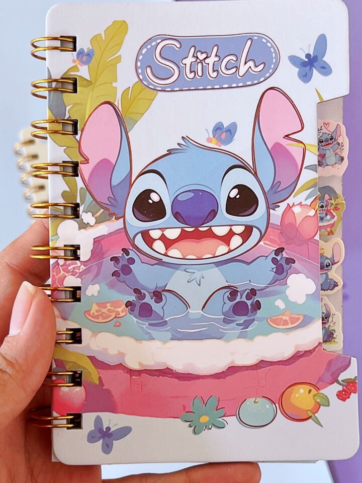 Stitch Ayraçlı Not Defteri
