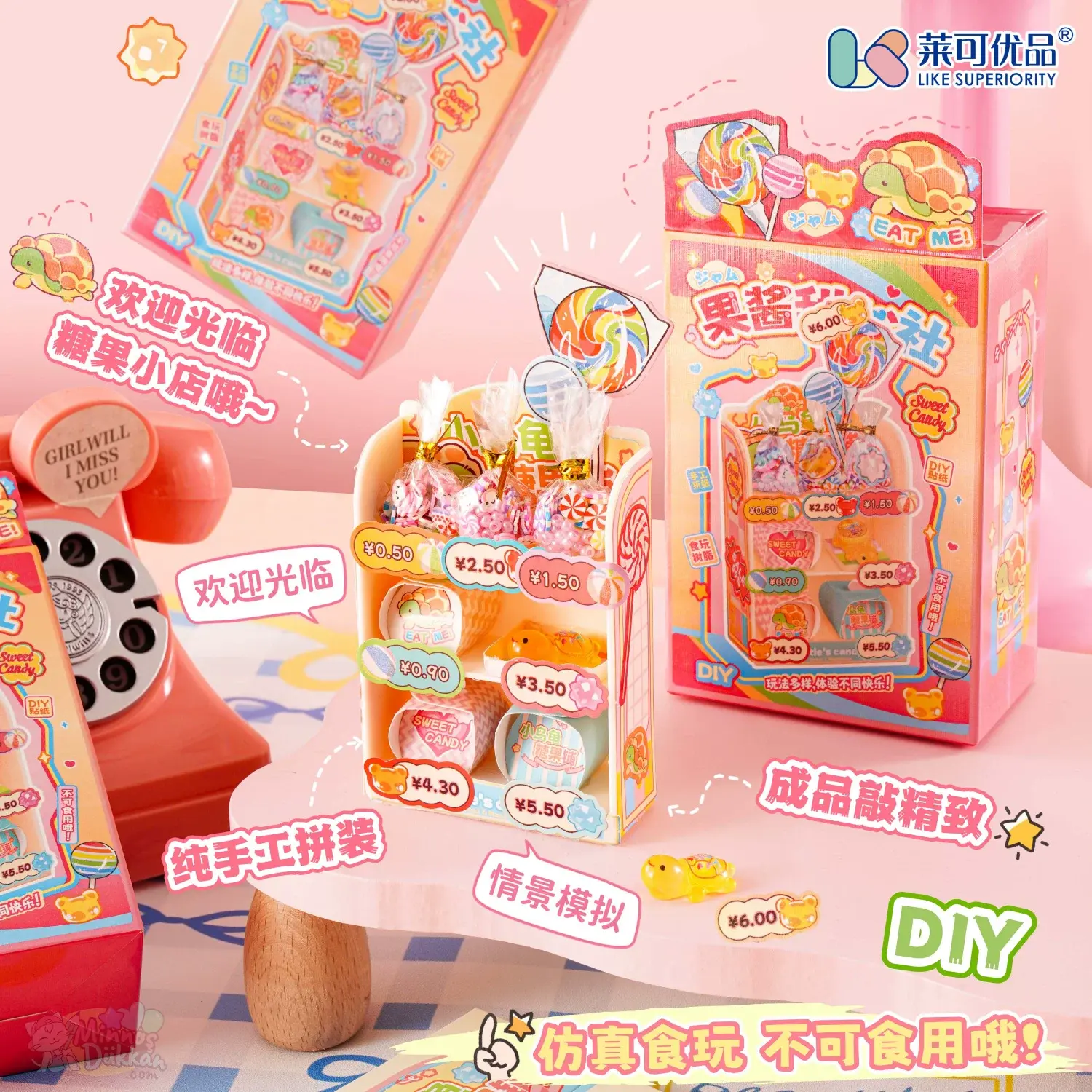 Candy (Şeker Dükkanı) DIY Market Set