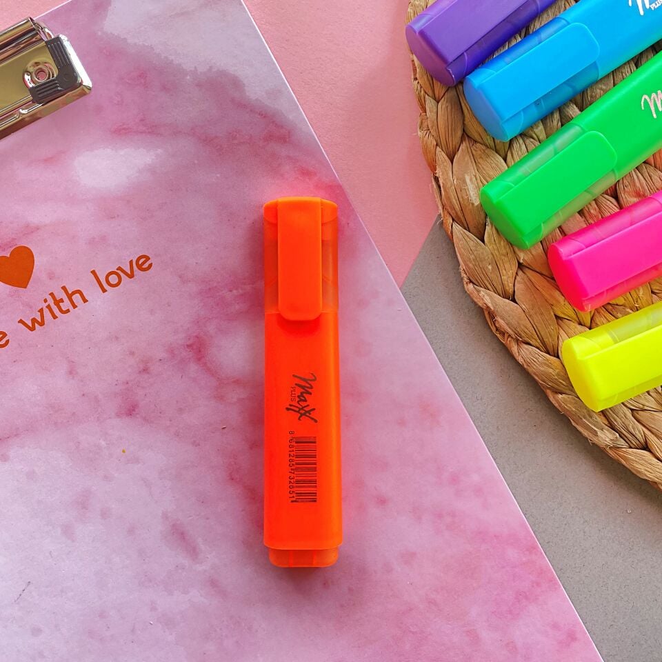 Maxx Plus Fosforlu Kalem Tekli