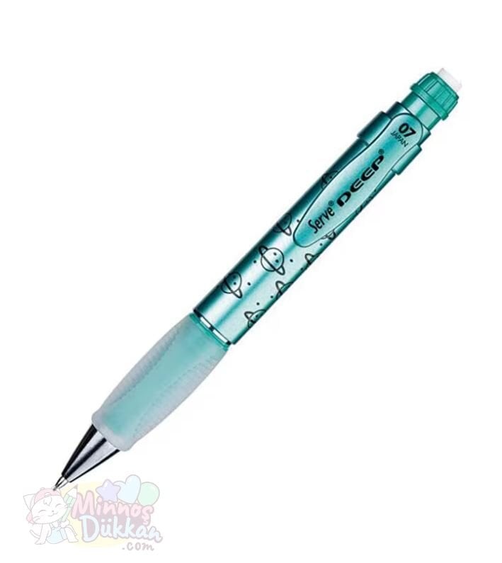 Serve Deep Versatıl Kalem 0.7mm  Desenli Metalik Yeşil