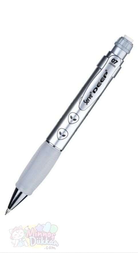Serve Deep Versatıl Kalem 0.7mm Desenli Metalik Gri