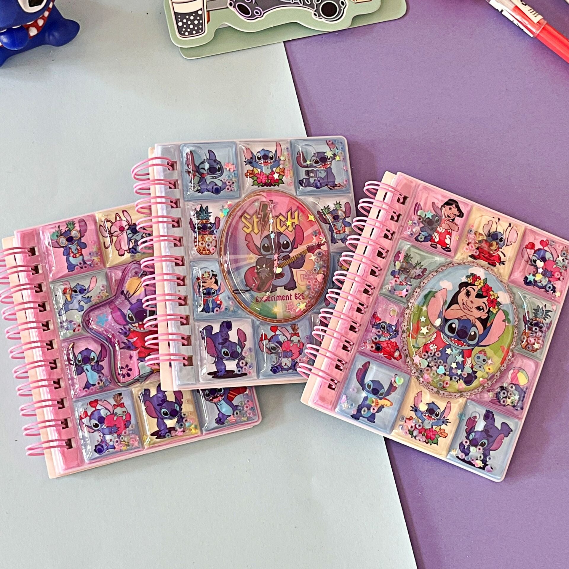 Sulu Simli Kapaklı Not Defteri Karışık