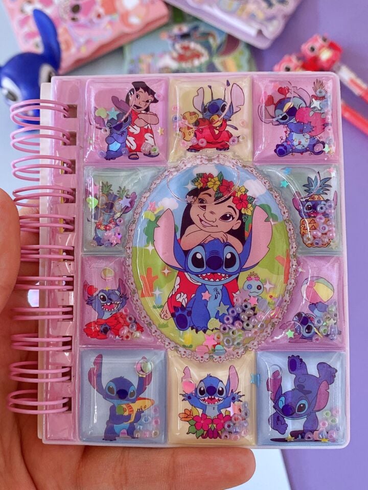 Sulu Simli Kapaklı Not Defteri Karışık