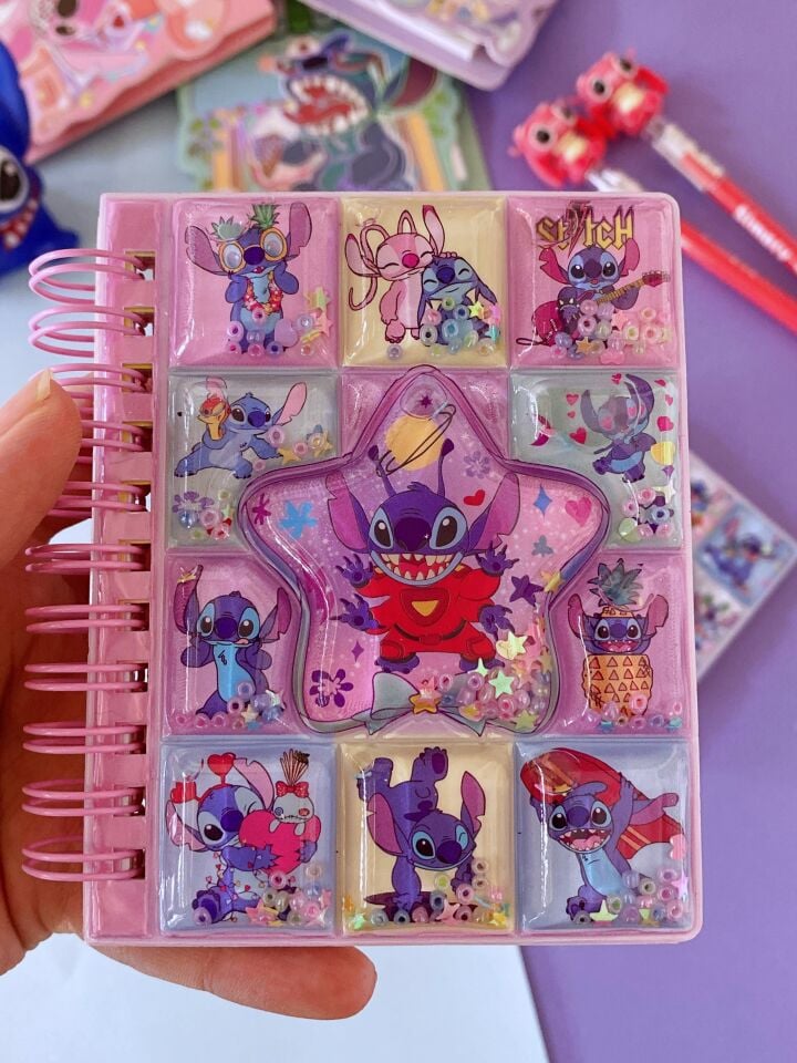 Sulu Simli Kapaklı Not Defteri Karışık