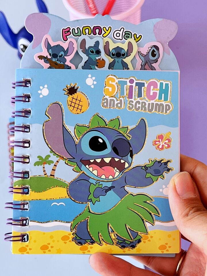Stitch Funny Day Sticker Defteri