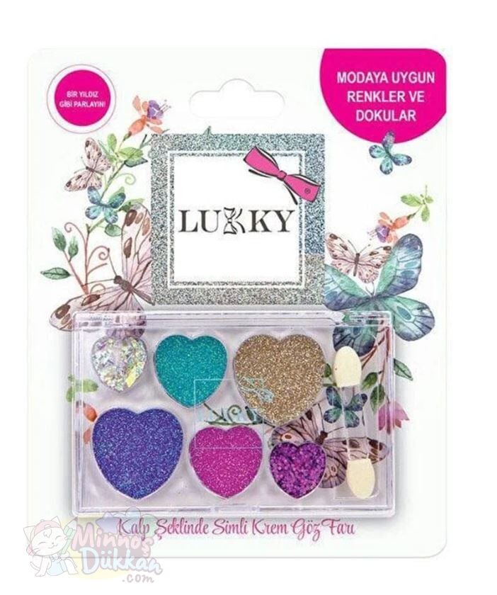 Lukky 6 Renkli Kalpli Göz Farı Paleti