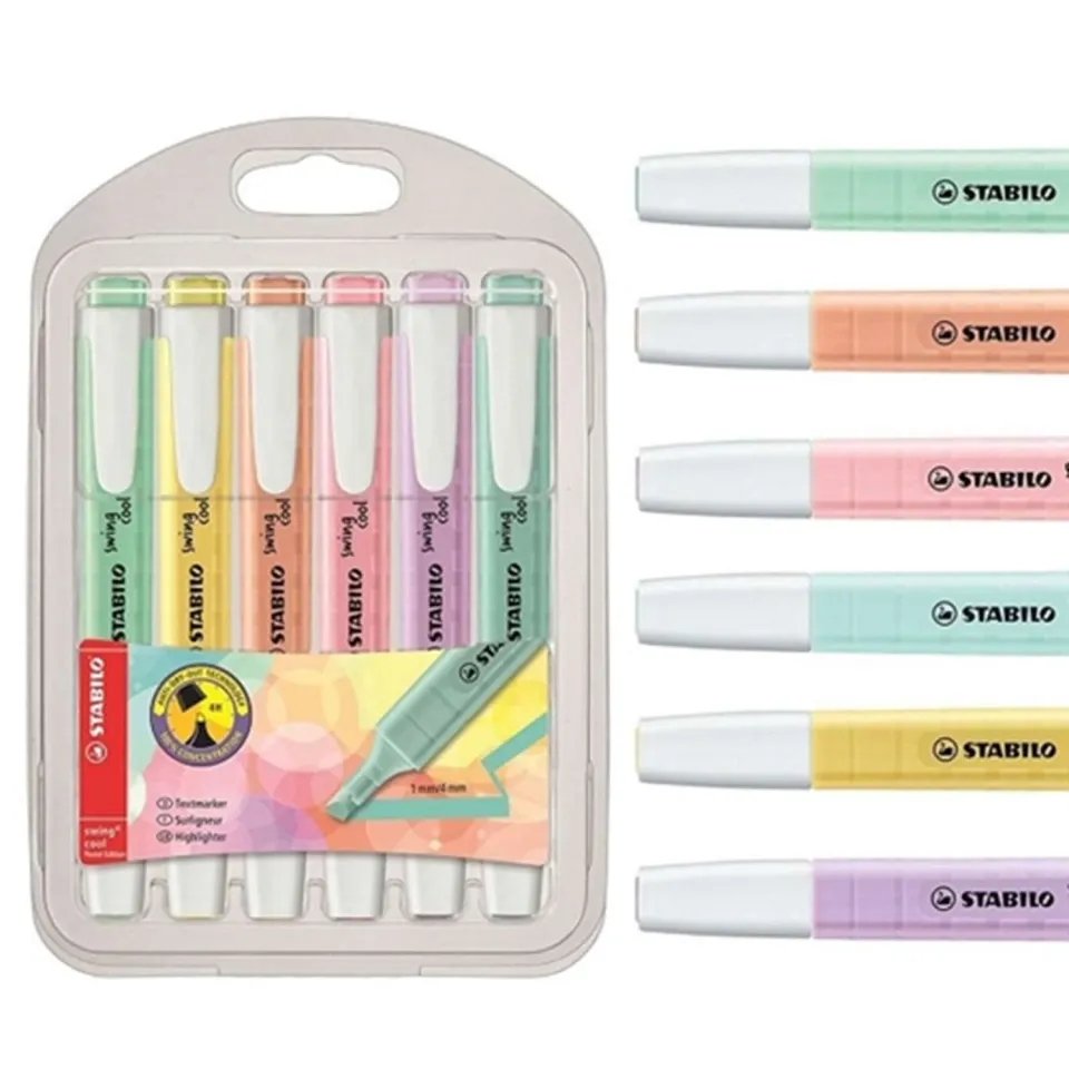 Stabilo Swing Cool Pastel 6Lı Set