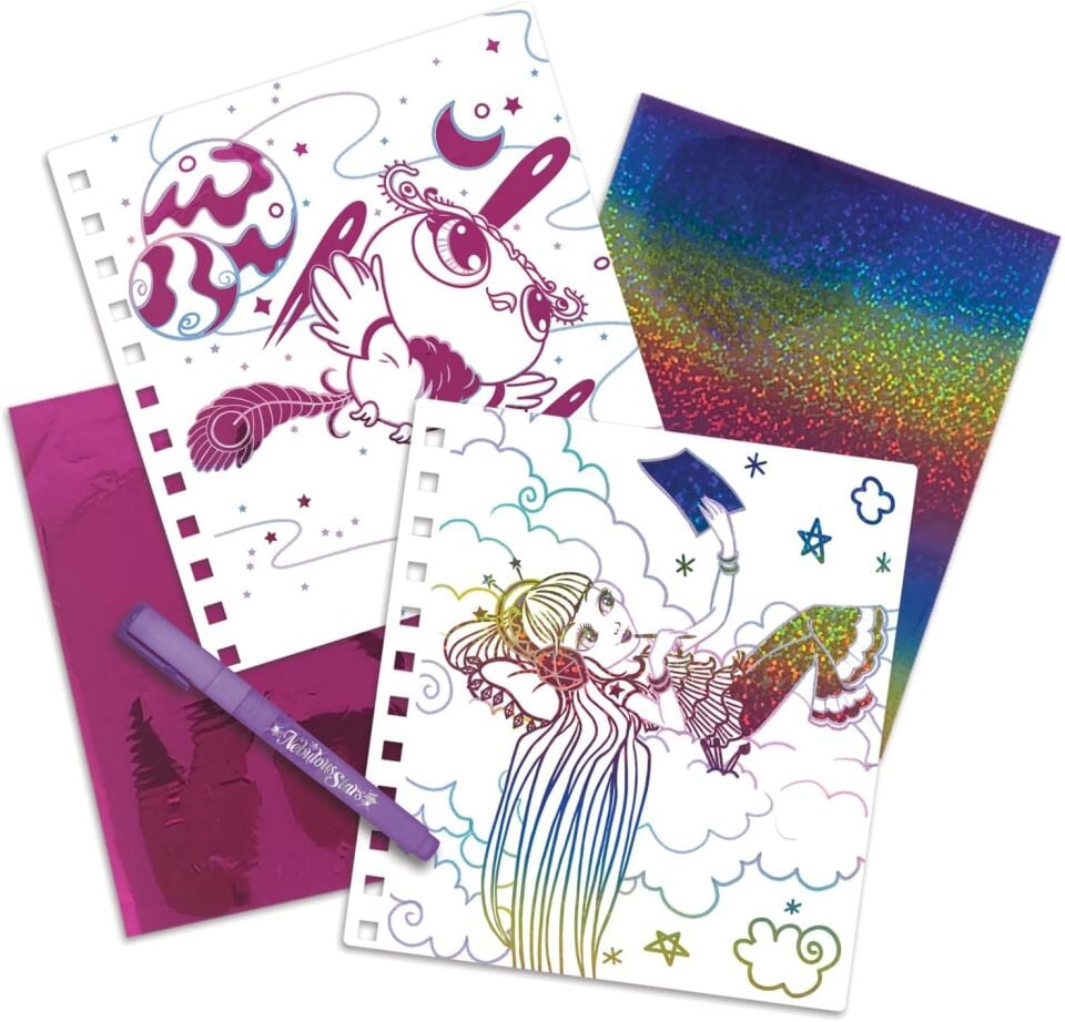 Nebulous Stars Creative Book Foil Art Boyama Kitabı