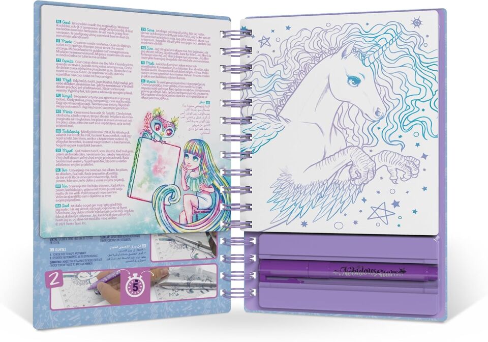 Nebulous Stars Creative Book Foil Art Boyama Kitabı