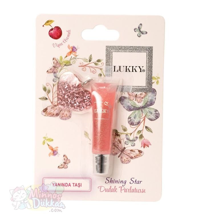 Lukky Vişne Aromalı Simli Dudak Parlatıcıs