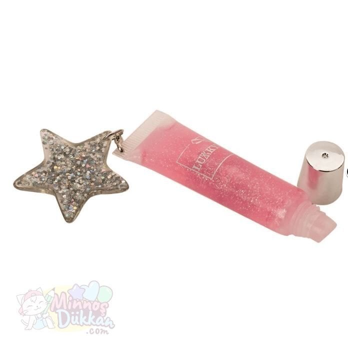 Lukky Çilek Aromalı Simli Dudak Parlatıcısı