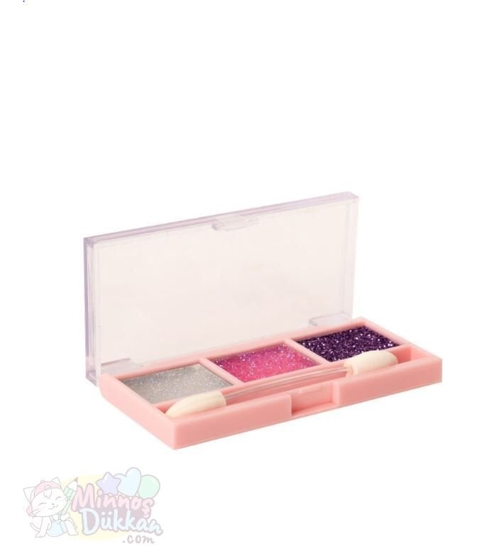 Lukky 3 Renkli Parıltılı Simli Göz Farı Paleti