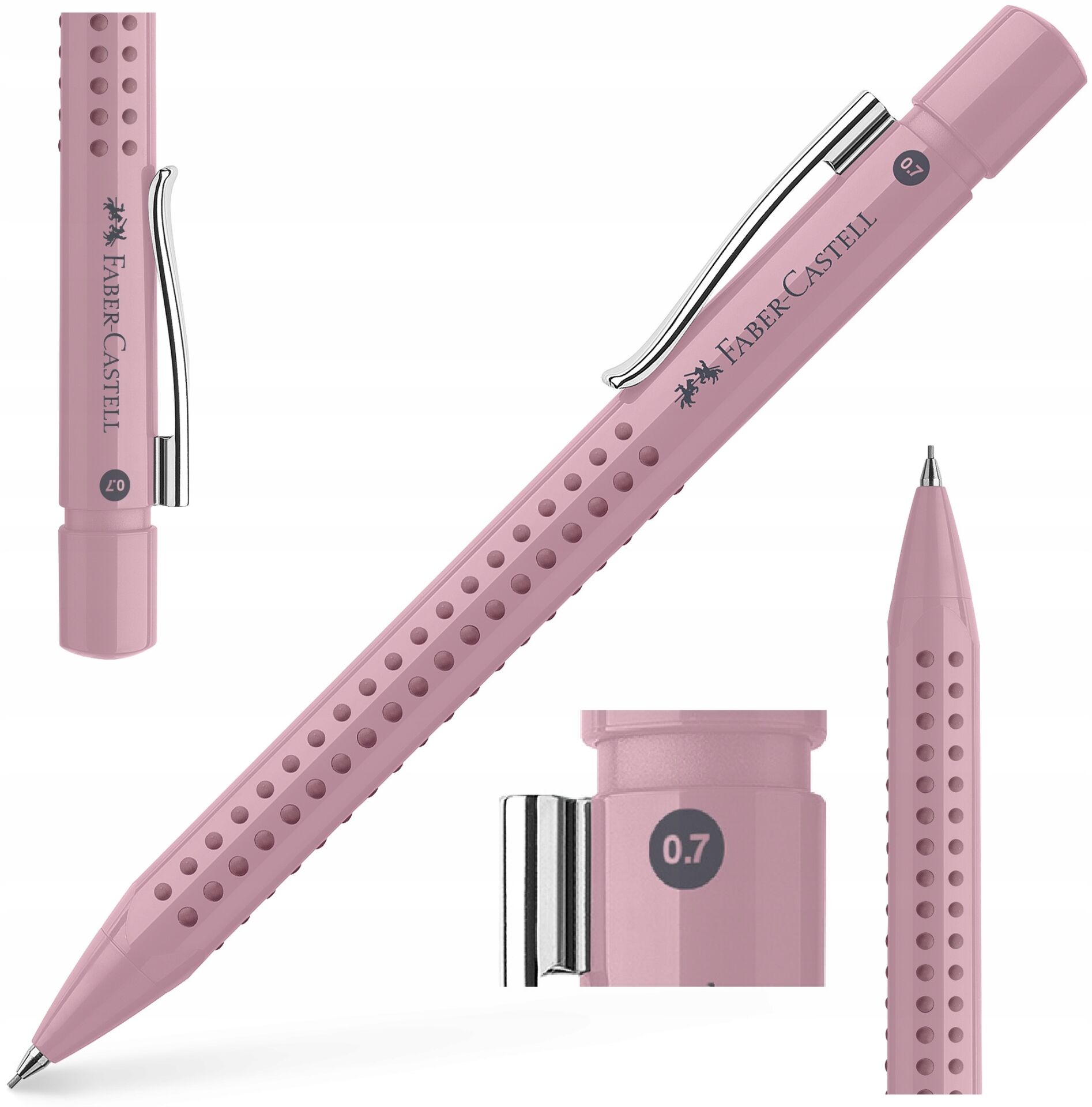 Faber Castell Grip 2010 0.7 Uçlu Versatil Kalem - Rose Shadow