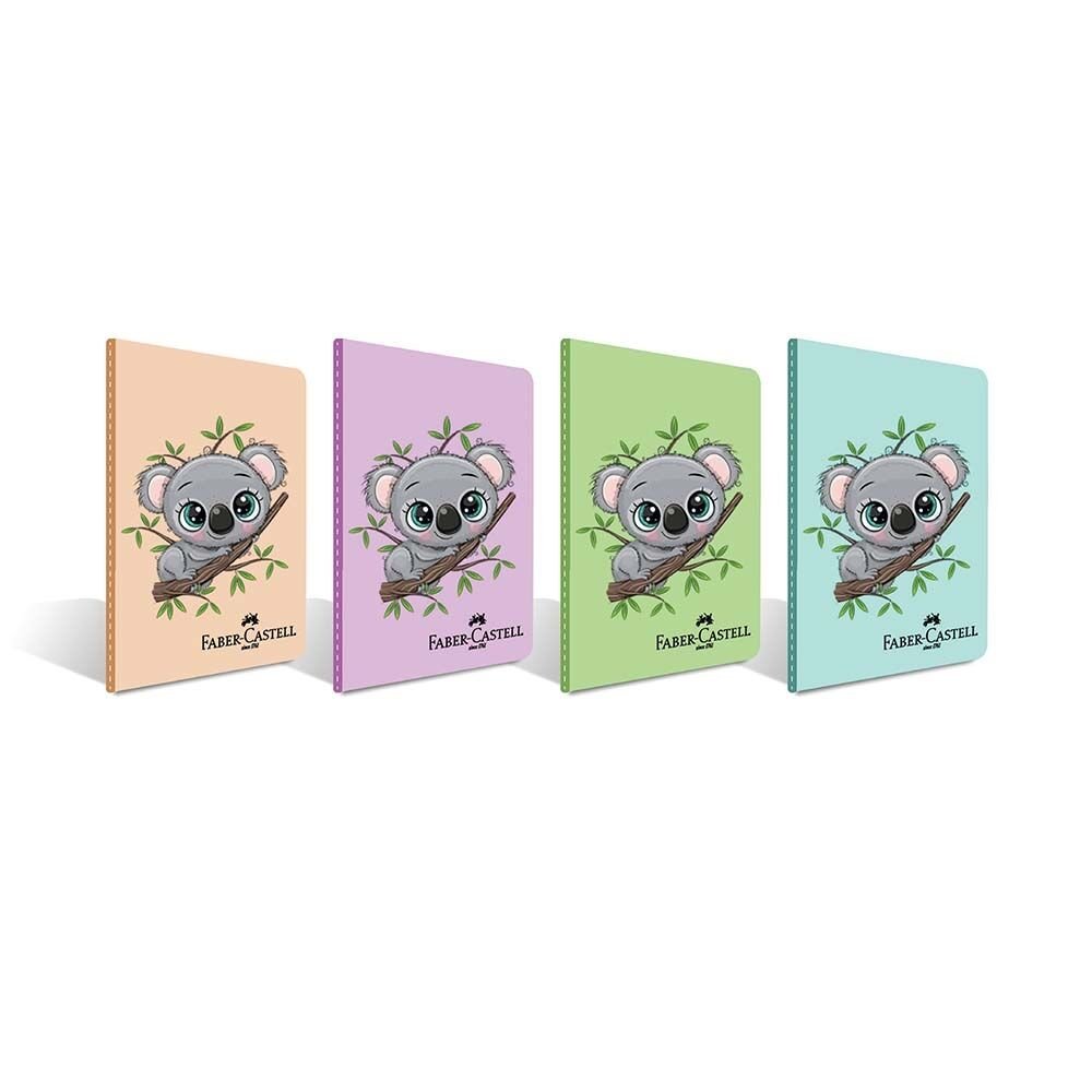 Faber Castell Pp Kapak Koala Dkş Defter 100 Yp Kareli A4