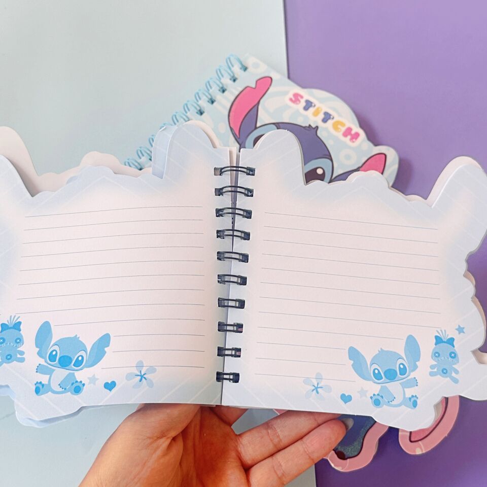 Stitch Ponponlu Şekilli Not Defteri