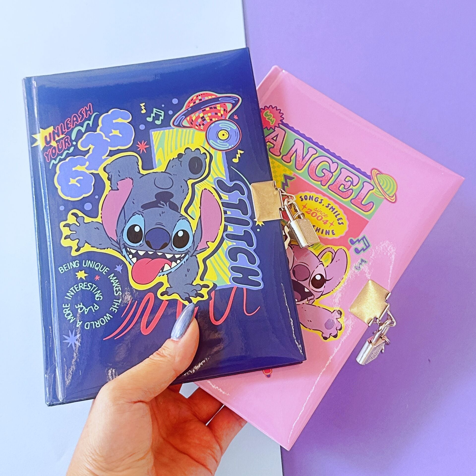 Stitch Kilitli Hatıra Defteri