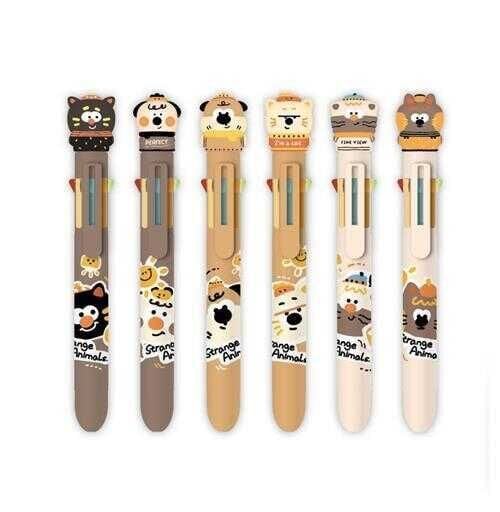 Gıpta Strange Animals 8 Renk Tükenmez Kalem