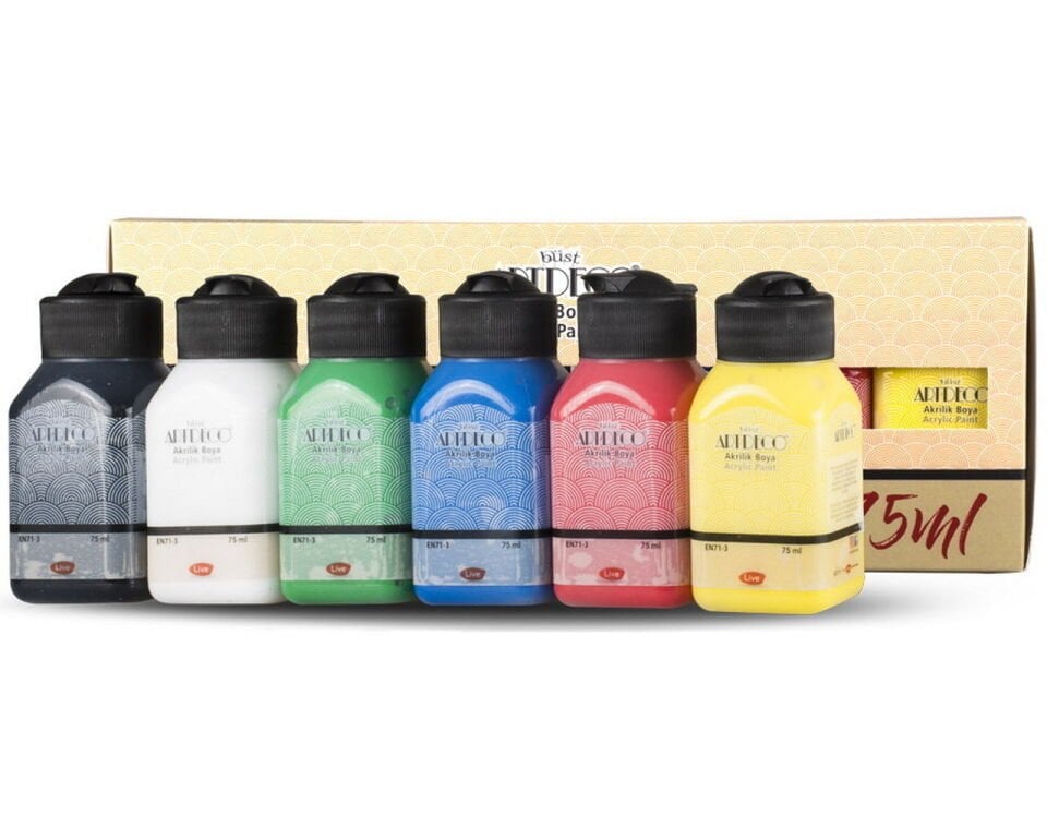 Artdeco 6 Renk Akrilik Boya Seti
