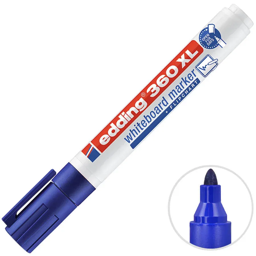 Edding 360 XL Doldurulabilir Beyaz Tahta Kalemi - Lacivert