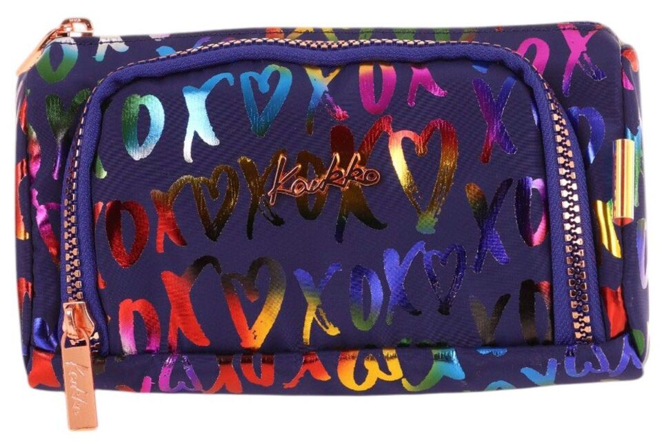 Kaukko Shine Plump Kalem Çantası - XOXO