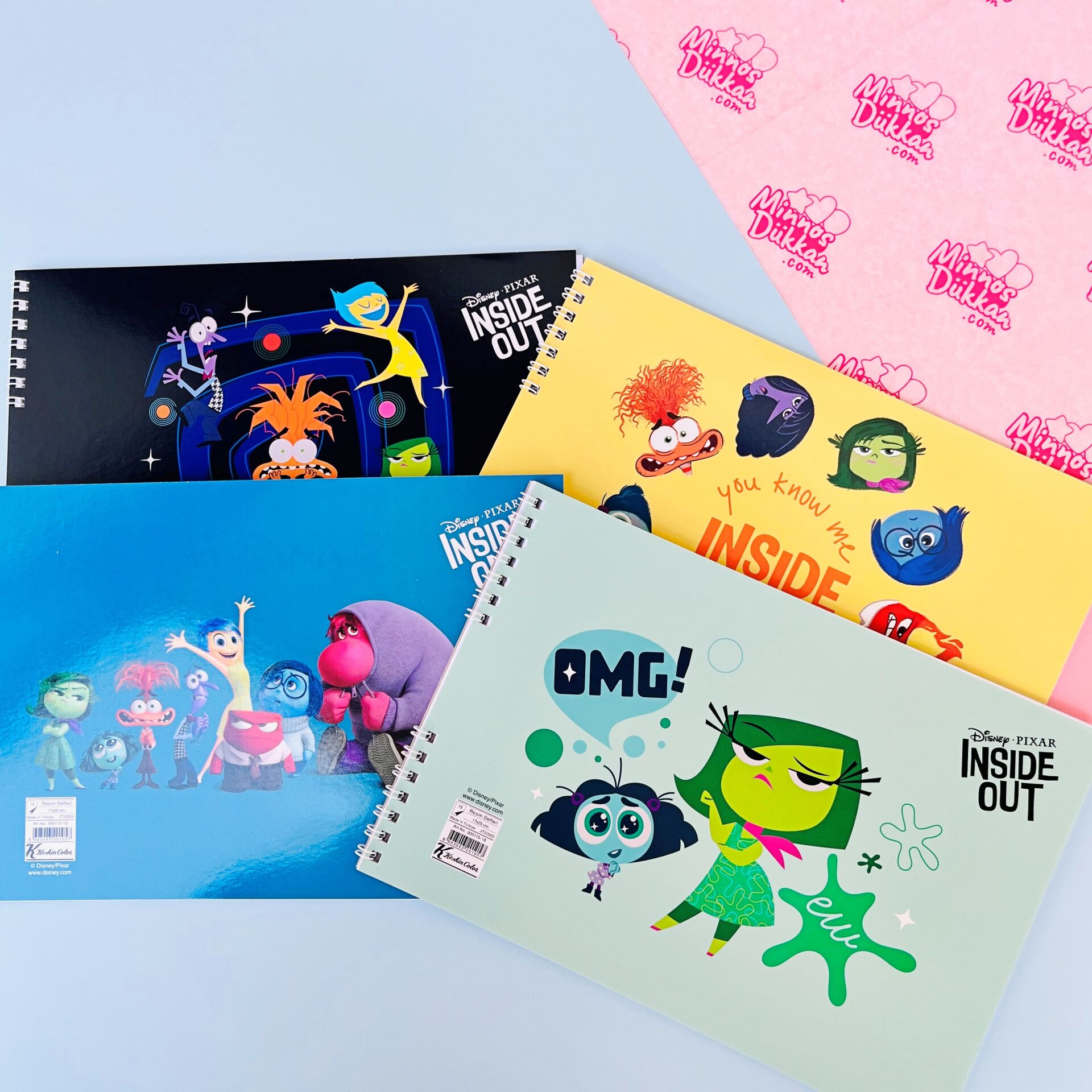 Ters Yüz Resim Defteri 17x25 15 Yaprak