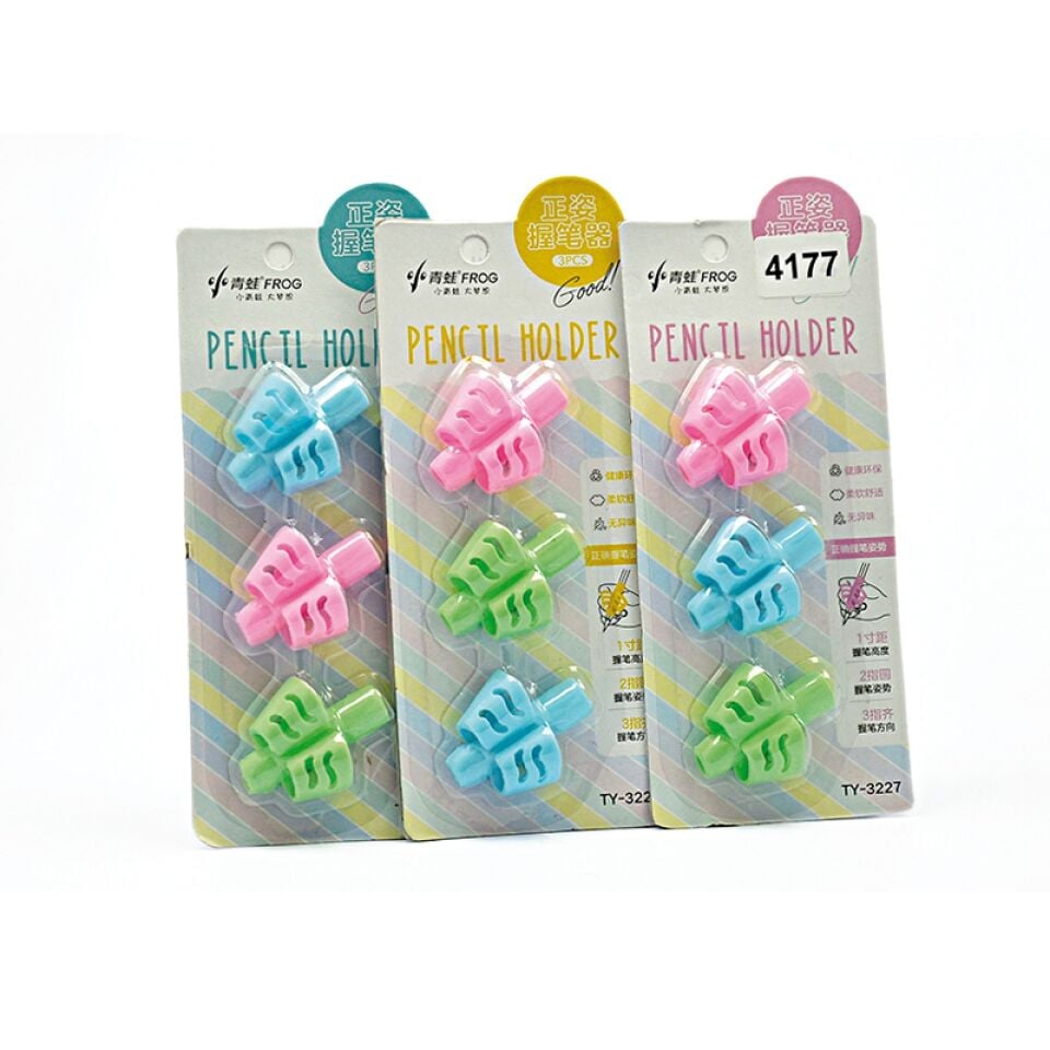 Parmak Kelepçeli Silikon Kalem Tutacağı