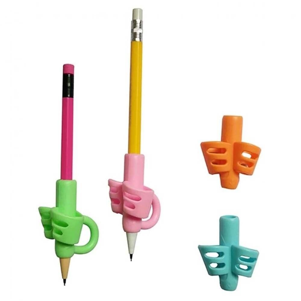 Parmak Kelepçeli Silikon Kalem Tutacağı