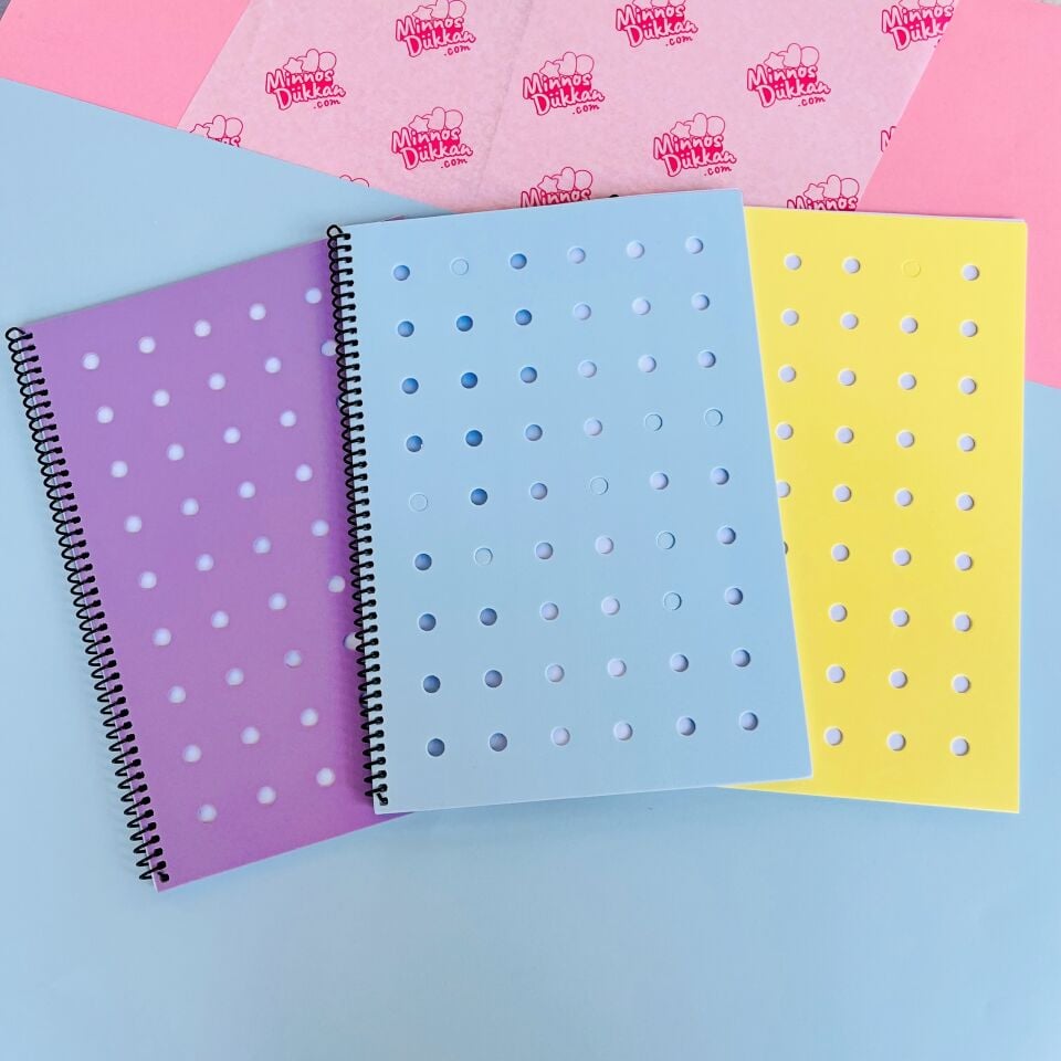 Keskin Color Fun 80 Yaprak Çizgili Charm Takılabilen Defter A4