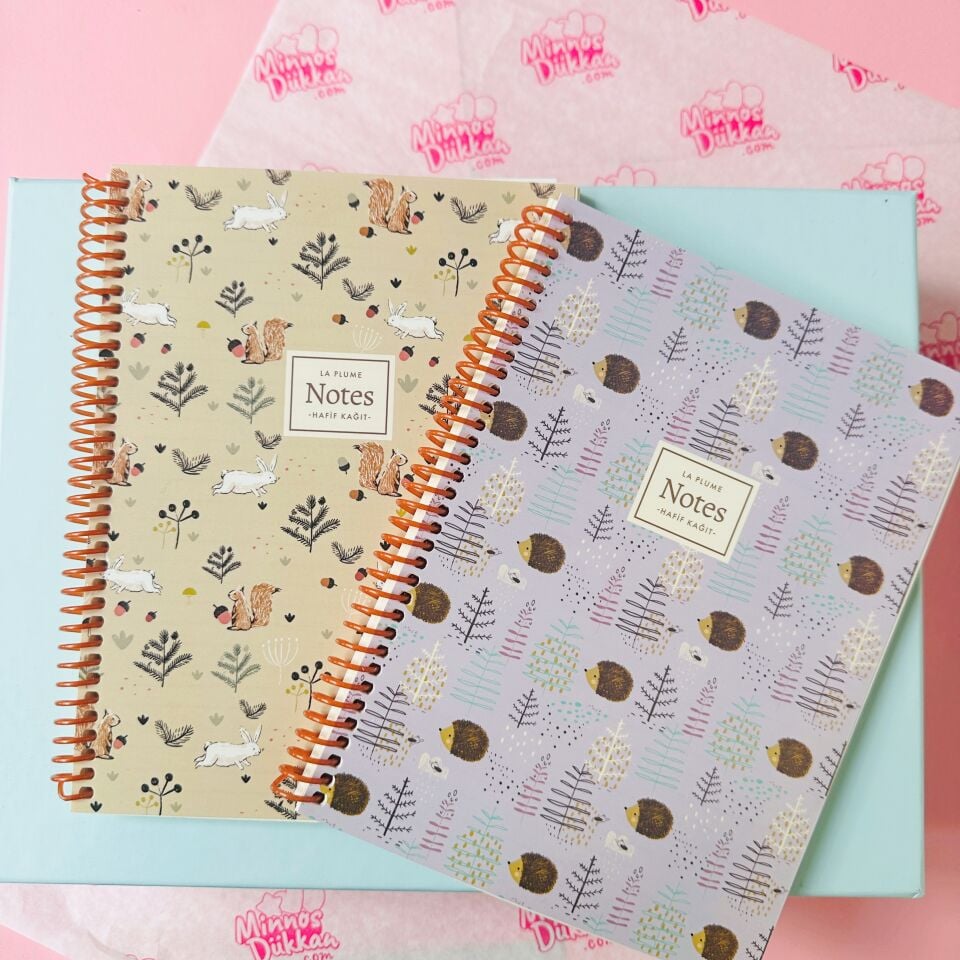 Keskin Color La Plume Forest 80 Yaprak 16,5x22,5 Defter - Çizgili