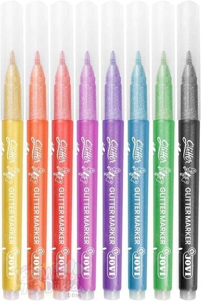 Jovi Glitter Marker 8 Renk