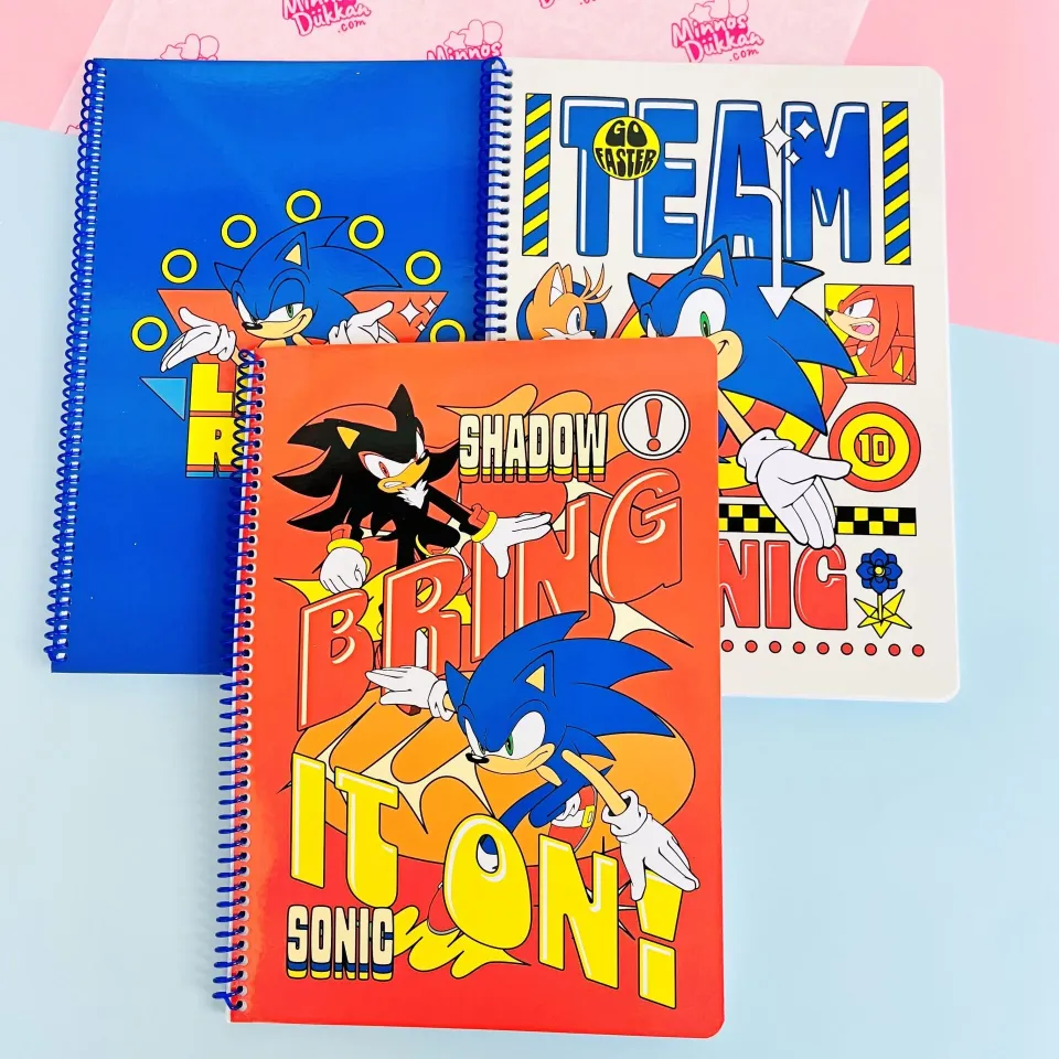 Sonic 80 Yaprak Kareli Spiralli Defter A4