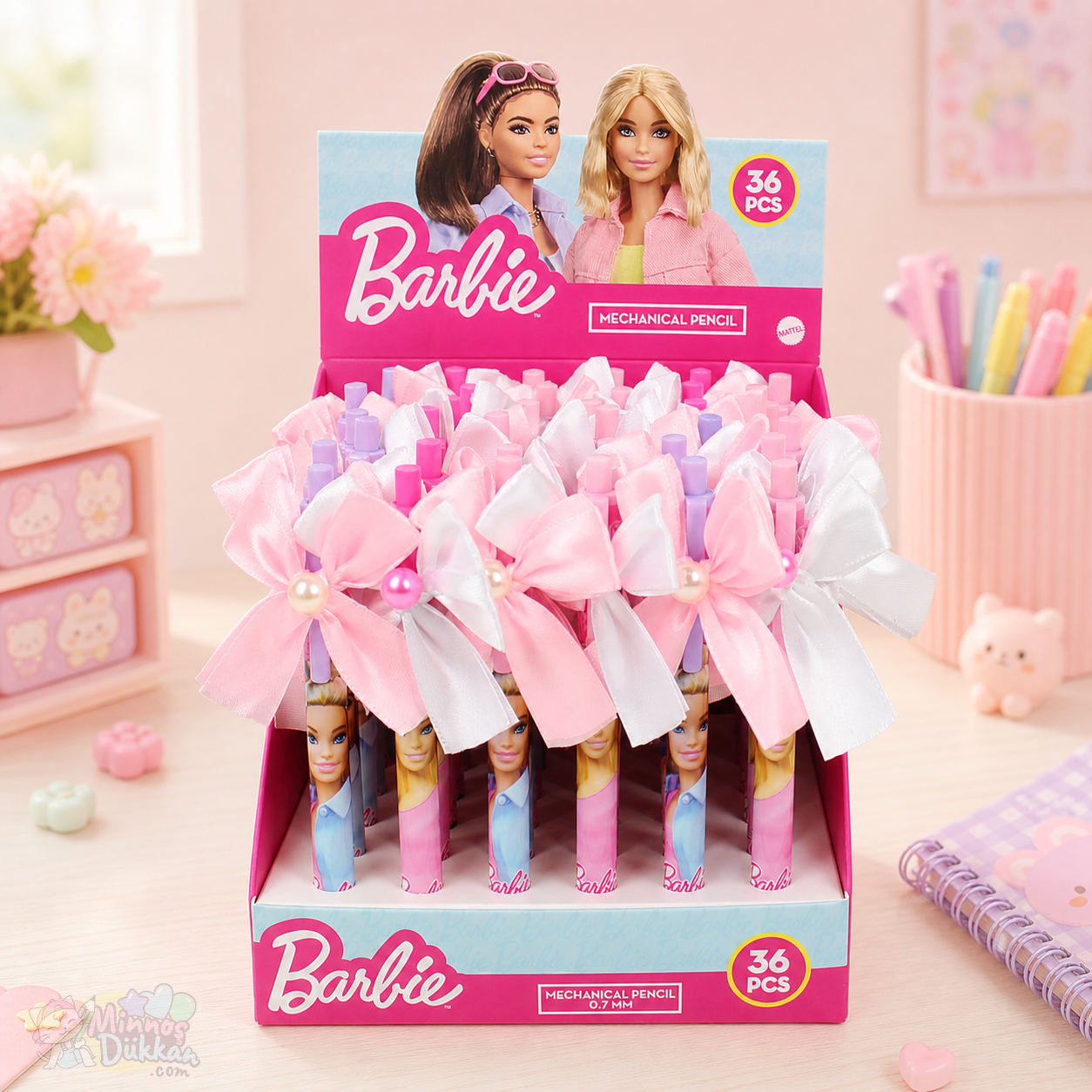 Barbie Fiyonklu Versatil Kalem