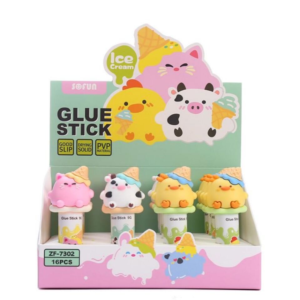 Bubu Dondurmalı Hayvanlar Stick Yapıştırıcı 9 Gr