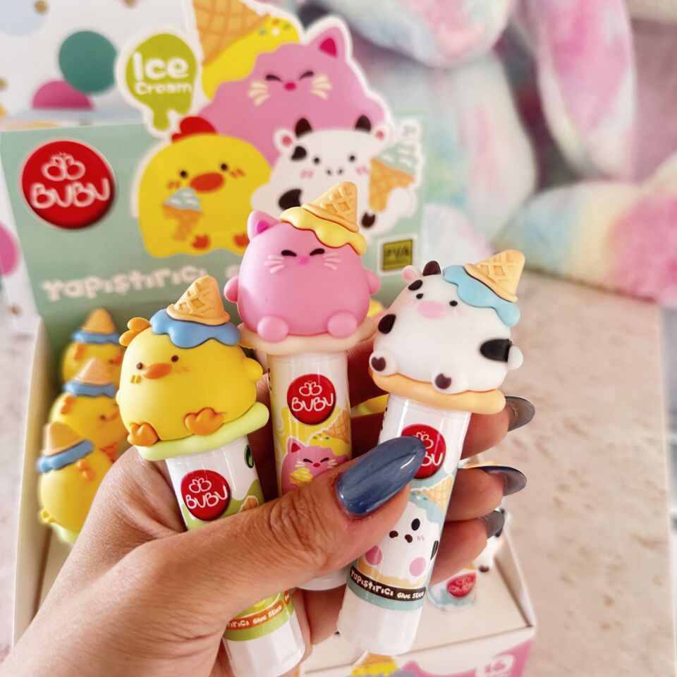 Bubu Dondurmalı Hayvanlar Stick Yapıştırıcı 9 Gr