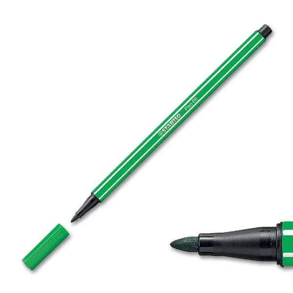 Stabilo Pen 68 - 36 Koyu Yeşil