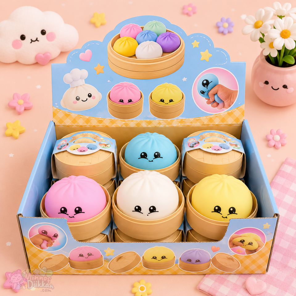 Dumpling Squishy Büyük Boy - Mantı Sürpriz Squishy